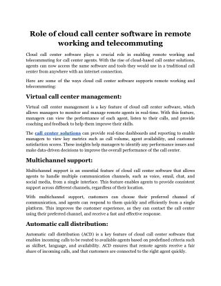 Role of Call Center Software in remote working and telecommuting.docx