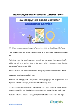 AppJetty_ Microblog_ How MappyField can be useful for Customer Service