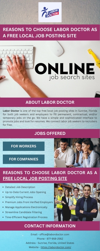 Reasons to Choose Labor Doctor as a Free Local Job Posting Site