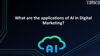 What are the applications of AI in Digital Marketing