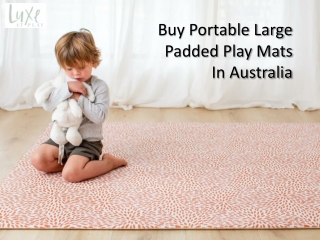 Buy Portable Large Padded Play Mats In Australia