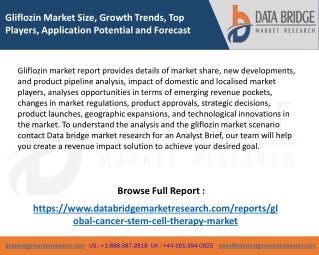 Global Gliflozin Market