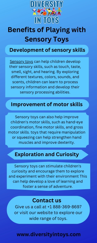 Benefits of Playing with Sensory Toys