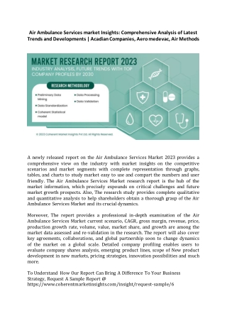 Air Ambulance Services market Insights: Comprehensive Analysis of Latest Trends