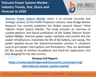 Telecom Power System Market