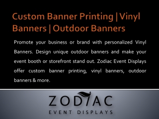 Custom Banner Printing | Vinyl Banners | Outdoor Banners