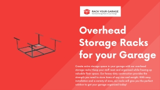 Maximize Your Storage Space with Overhead Storage Racks