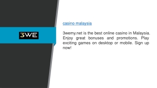 Casino Malaysia 3wemy.net