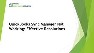How to fix when QuickBooks sync manager not working issue occurs