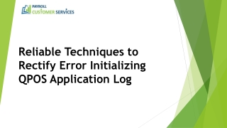 Easy methods to fix error initializing QBPOS application