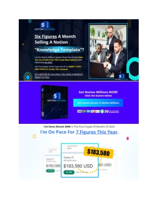 Notion Millions - 100K Months With Notion Templates