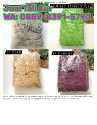 Ö88ᑫ~83ᑫ1~57ᑫÖ (WA) Toko Jual Tali Kur Purwokerto Harga Tali Kur