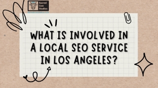 What is involved in a Local SEO Service in Los Angeles?