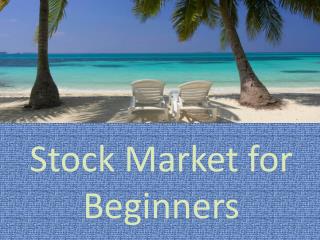 Stock market for beginners