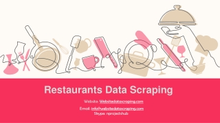 Restaurants Data Scraping 