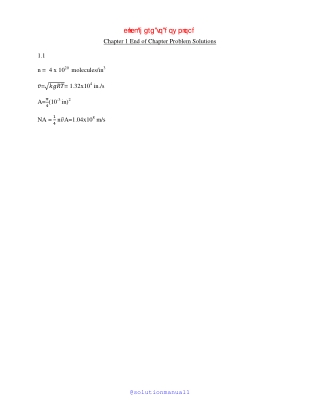 Solution Manual of Fundamentals of Momentum Heat and Mass Transfer 4th – 5th – 7