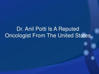 Anil Potti