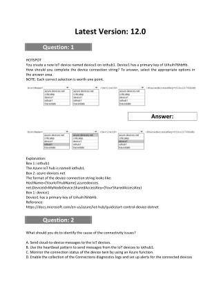 Pass the AZ-220 Microsoft Azure IoT Developer 2023 exam with ease using our expert tips and guidance.