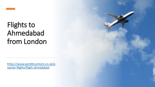 Flights to Ahmedabad from London