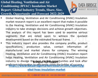 Heating, Ventilation and Air Conditioning (HVAC) Insulation Market-Chemical Material