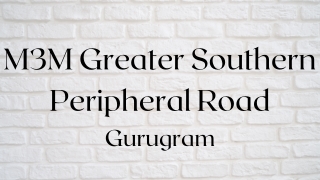 M3M GSP Road Gurgaon - PDF