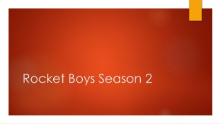 Rocket Boys - Lift Off | Watch Episode 1 on SonyLIV