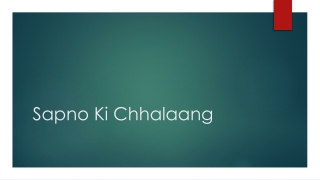 Sapno Ki Chhalaang - Watch the Clip on SonyLIV