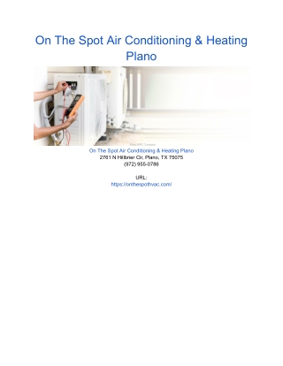 On The Spot Air Conditioning & Heating Plano (3)