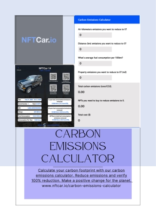 carbon emissions calculator