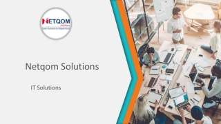 Get Superior Quality Web Development Services with Netqom Solutions!