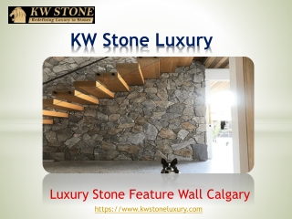 Natural Stone Feature Wall Toranto- KW Stone Luxury