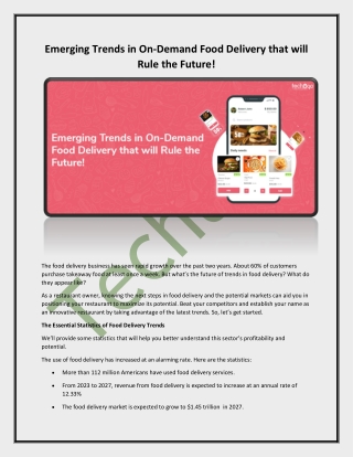 Emerging-Trends-in-On-Demand-Food-Delivery-that-will-Rule-the-Future