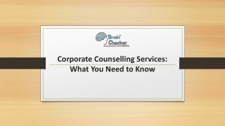 Corporate Counselling Services