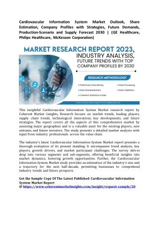 Cardiovascular Information System Market Outlook,