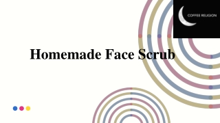 Home Made Face Scrub