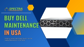 Buy Dell Maintenance in USA | Spectra Technologies