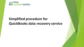 Easy methods to fix QuickBooks data recovery service