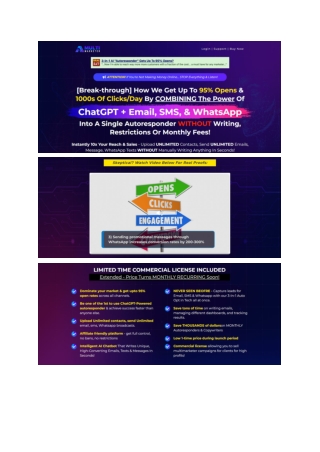 AI Multi Marketer 1000s Of Clicks/Day By COMBINING The Power Of ChatGPT   Email