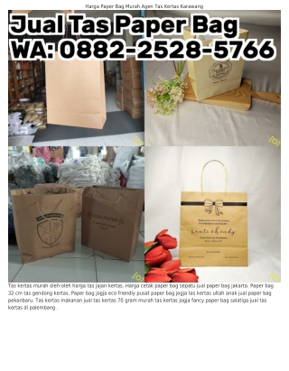 Ö88ᒿ·ᒿ5ᒿ8·5766 (WA) Tempat Jual Paper Bag Di Medan Tas Kertas Souvenir Aqiqah