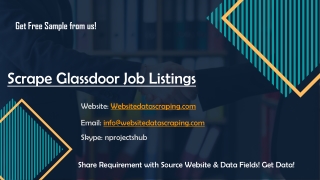 Scrape Glassdoor Job Listings