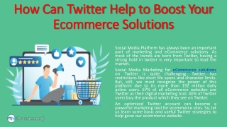 eCommerce solution