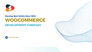 Develop Best Online Store With WooCommerce Development Company