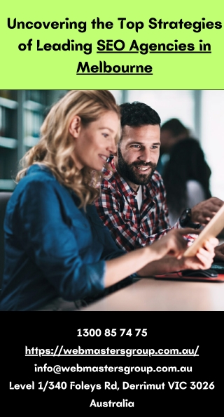 Uncovering the Top Strategies of Leading SEO Agencies in Melbourne