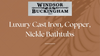Luxurious Freestanding Copper Bathtubs for Your Bathroom