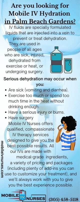 IV Hydration in Palm Beach Gardens