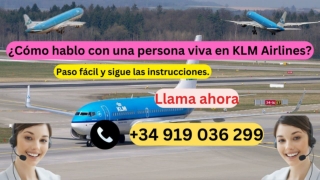 ¿Cómo hablo con una persona viva en KLM Airlines_