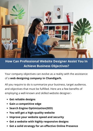 How Can Professional Website Designer Assist You In Achieve Business Objectives?