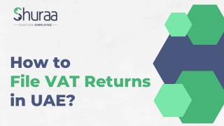 How to File VAT Returns in UAE