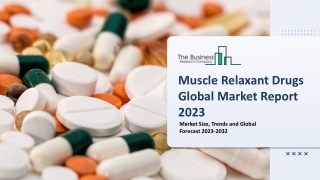 Muscle Relaxant Drugs Market Trends, Outlook, Demand, Insights 2023-2032