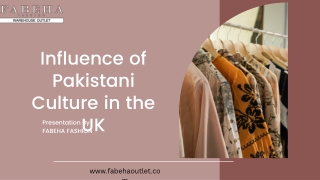 Influence of Pakistani Culture in the UK